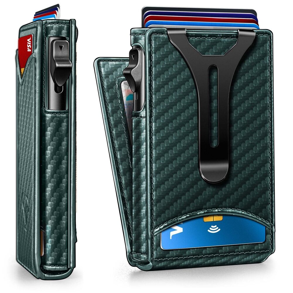 8566 Wallet,Money Clip Wallet Slim For Gift 9Cards-Metal Credit Card Case